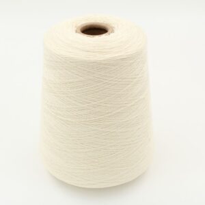 Yarn 2/28 100% Cashmere color natural white cones 570 gr