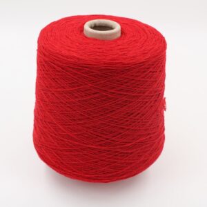 ALTER-ECO yarn 97% cashmere 3% wool merino nm 2/12 color red cones 670 gr