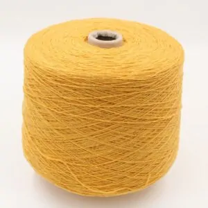 ALTER-ECO filato 97% cashmere 3% lana merino nm 2/12 colore giallo rocche 720 gr