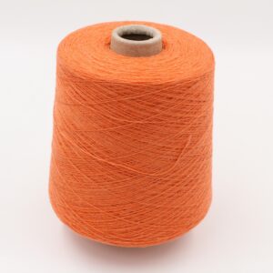 CONCORD yarn cashmere 100% 2/26 color orange cones 570 gr