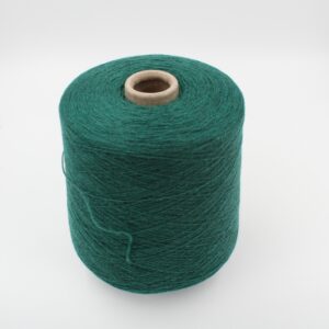 CONCORD yarn cashmere 100% 2/26 color green cones 690 gr