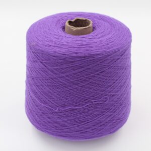 Yarn 2/28 100% Cashmere color purple cones 720 gr