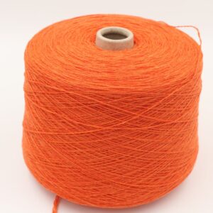 Filato merinos extrafine 70% cashmere 30% nm. 2/15 colore arancio rocche 500 gr