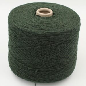 Filato merinos extrafine 70% cashmere 30% nm. 2/15 colore verde rocche 500 gr