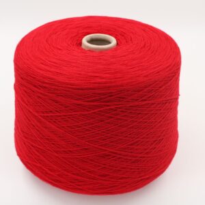 Filato merinos extrafine 70% cashmere 30% nm. 2/15 colore rosso rocche 500 gr