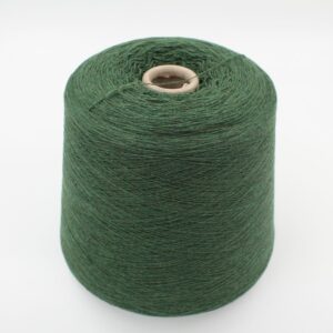 yarn cashmere 100% 2/26 color light green cones 510 gr