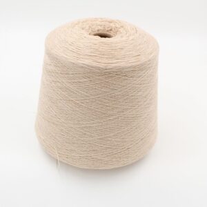 Yarn 2/27 100% Cashmere color beige cones 510 gr