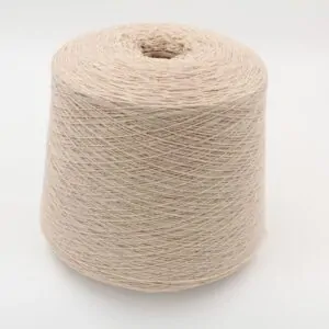 Cashmere 100% nm 2/14 colore beige rocche 530 gr