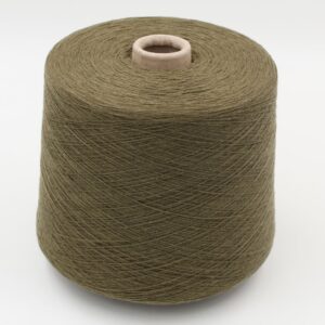 CONCORD yarn cashmere 100% 2/26 color green cones 450 gr