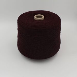 yarn merino extrafine 70% cashmere 30% nm. 2/15 color burgundy cones 500 gr