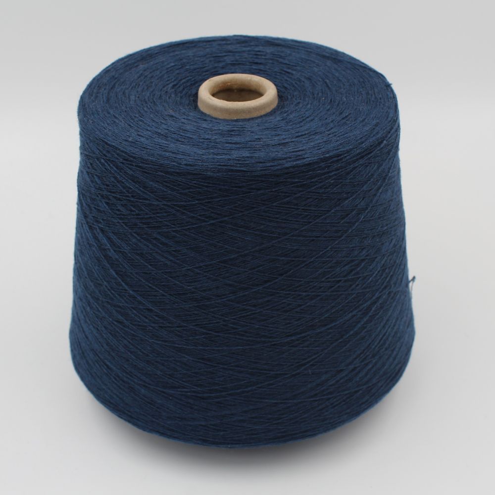 Yarn 2/27 100% Cashmere color petrol cones 550 gr