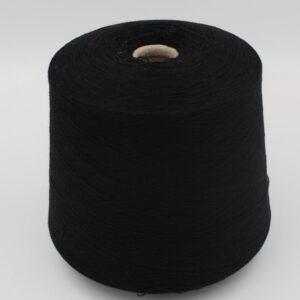 Nm. 2/28 70% merino extrafine 30% cashmere colore nero rocca 500 gr