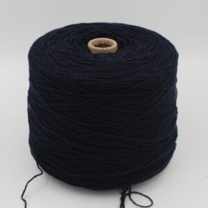 Recycled cashmere yarn nm 3200 color blue cones 540 gr