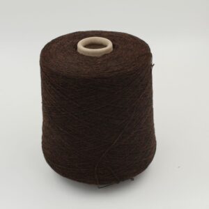 Yarn cashmere 100% superior nm 2/26 color brown melange cones 490 gr