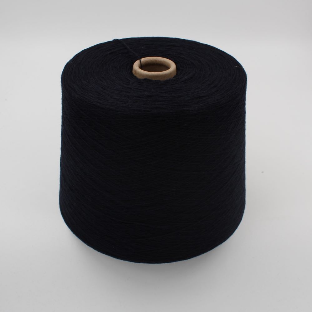 Yarn 2/27 100% Cashmere color blue cones 460 gr