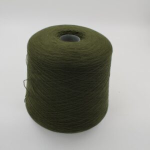 FANTASTIQUE yarn merino superfine 14 micron nm 2/28 color dark green cones 510 gr