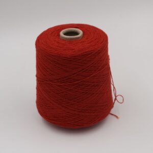 ALTER-ECO filato 97% cashmere 3% lana merino nm 2/12 colore rosso rocche 480 gr