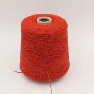 ALTER-ECO filato 97% cashmere 3% lana merino nm 2/12 colore rosso rocche 540 gr