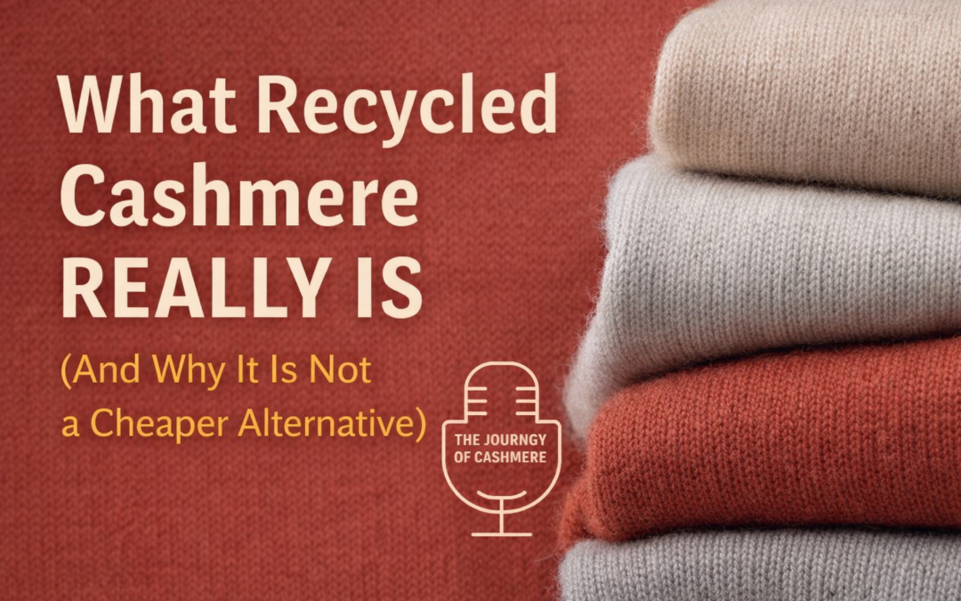 What Recycled Cashmere Really Is (And Why It Is Not a Cheaper Alternative)