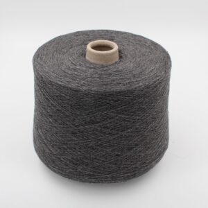 Yarn 2/28 100% Cashmere color medium grey cones 560 gr
