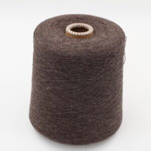 Yarn 80% Wool 20% Polyamide nm. 15000 color brown melange cones 700gr