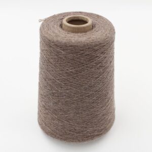 Yarn 80% Wool 20% Polyamide nm. 15000 color dark brown cones 740gr