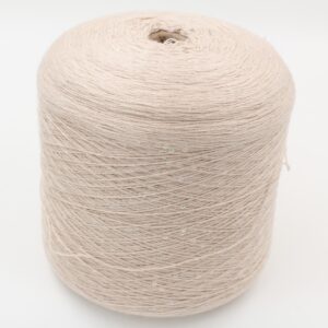 Cashmere/silk yarn with sequins, nm 1/6, beige, 520 g cones