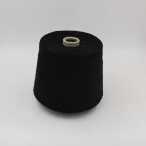 Filato 40% cashmere 60% cotone nm 2/15 colore nero rocche 480 gr