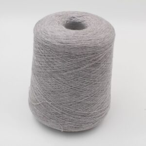 FANTASTIQUE filato merino superfine 14 micron nm 2/28 colore grigio chiaro rocche 420 gr