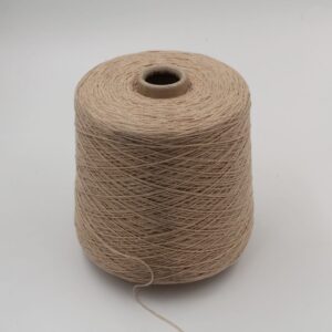 ALTER-ECO yarn 97% cashmere 3% wool merino nm 2/12 color beige cones 620 gr