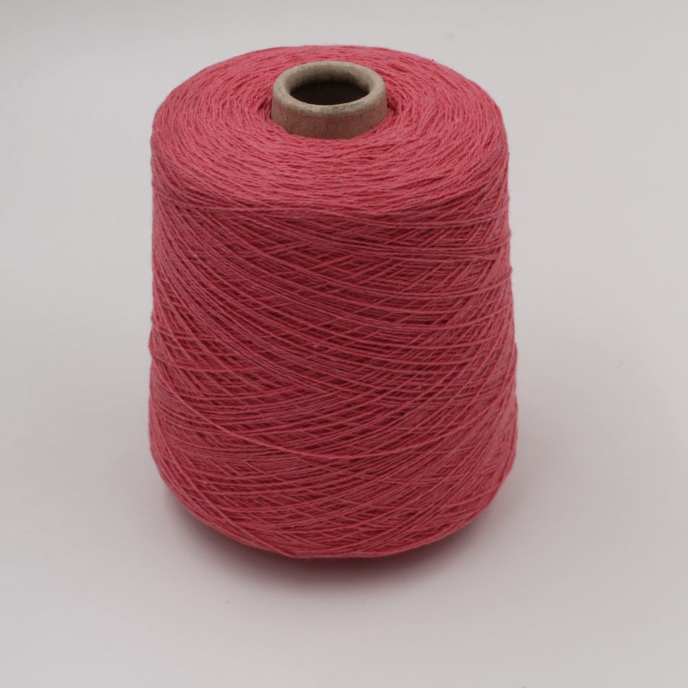 ALTER-ECO filato 97% cashmere 3% lana merino nm 2/12 colore rosa rocche 500 gr