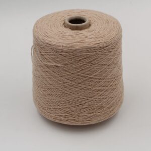 ALTER-ECO yarn 97% cashmere 3% wool merino nm 2/12 color beige cones 720 gr