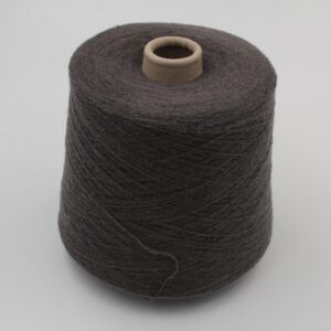 Merino yarn 45% cashmere 45% polyamide 10% nm. 11800 colour dark brown cones 550gr
