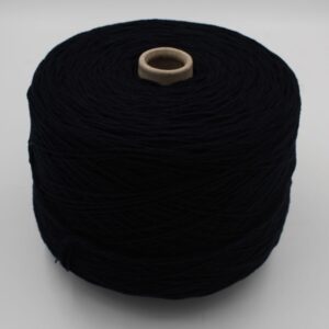 Filato cashmere 97% merinos 3% nm. 5/12 colore nero rocche 540gr