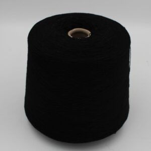 Filato cashmere 100% 2/26 colore nero rocche 520 gr
