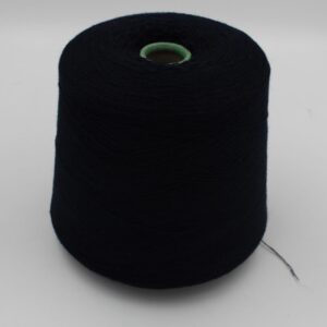 Yarn for knitting machine 2/30 70% merino extrafine 30% cashmere color blue cones 490 gr
