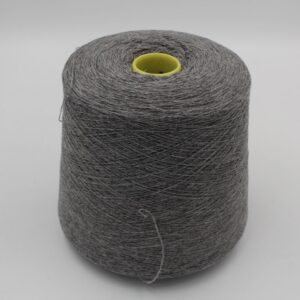 yarn cashmere 100% 2/26 color grigio chiaro cones 490 gr
