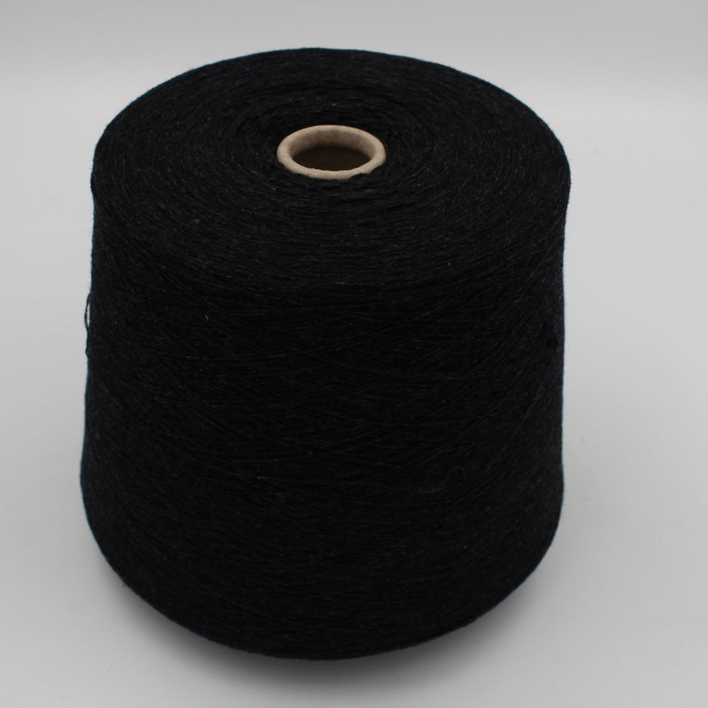 yarn cashmere 100% 2/26 color antracite cones 520 gr