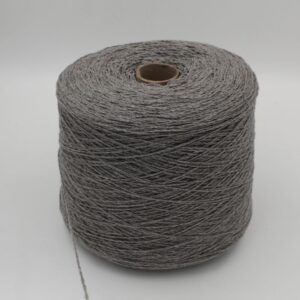 Filato cashmere riciclato 100% nm 3200 colore grigio medio rocche 500 gr