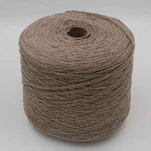 Filato cashmere riciclato 100% nm 3200 colore marrone rocche 500 gr