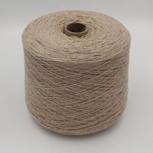 Filato cashmere riciclato 100% nm 3200 colore pasta rocche 500 gr
