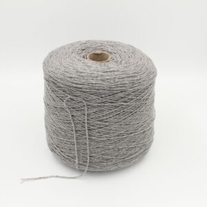 Filato cashmere riciclato 100% nm 3200 colore grigio perla rocche 500 gr