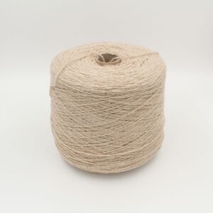 Filato cashmere riciclato 100% nm 3200 colore pasta rocche 500 gr