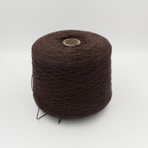 Filato cashmere riciclato 100% nm 3200 colore marrone melange rocche 500 gr