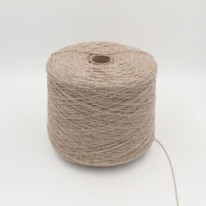 Filato cashmere riciclato 100% nm 3200 colore brown naturale rocche 500 gr