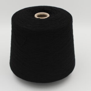 Filato Nm. 2/28 70% merino extrafine 30% cashmere colore nero rocca 560 gr