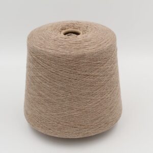 Filato Nm. 2/28 70% merino extrafine 30% cashmere colore brown naturale rocca 520gr