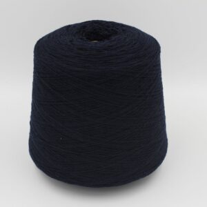 100% Cashmere yarn nm 2/14 color blue cones 520 gr