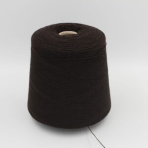 Yarn 2/27 100% Cashmere color brown cones 400 gr
