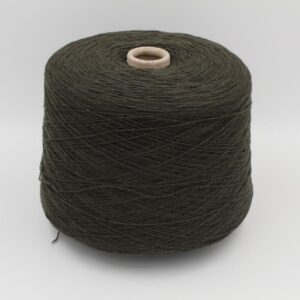 ALTER-ECO yarn 97% cashmere 3% wool merino nm 2/12 color dark green cones 600 gr